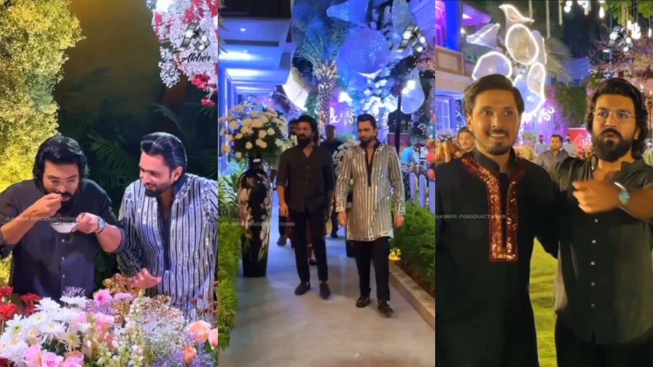 ram charan at friends ramadan celebrations