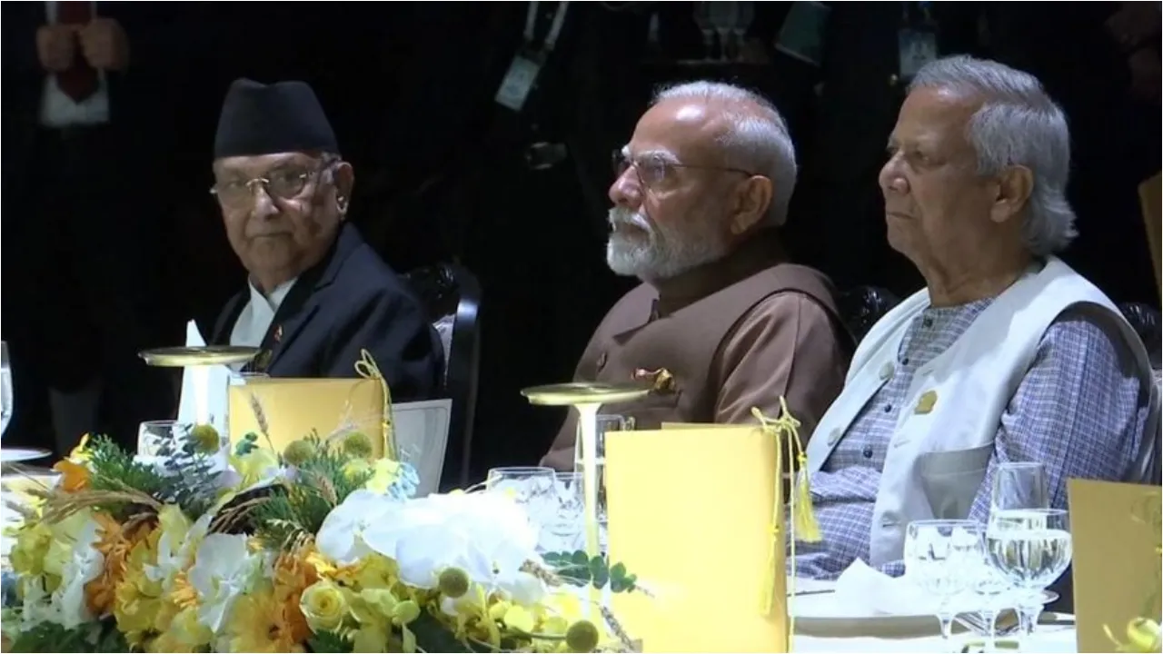 Modi Yunus dinner BIMSTEC 