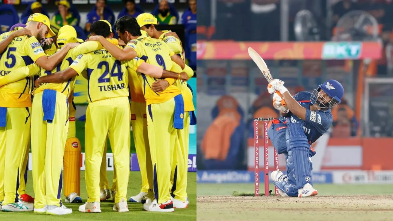Lucknow Supergiants scored 79 for 2 in 10 overs in today's match against Chennai Super Kings.