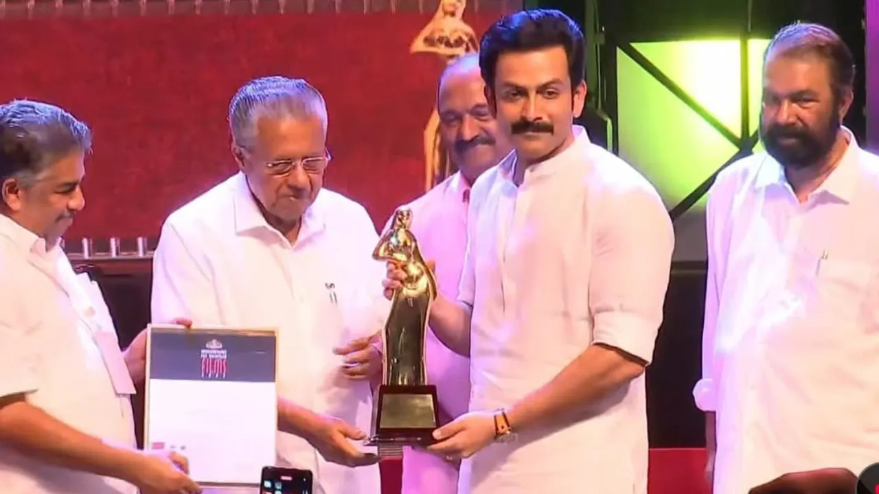 Prithvi raj sukumaran kerela state award  
