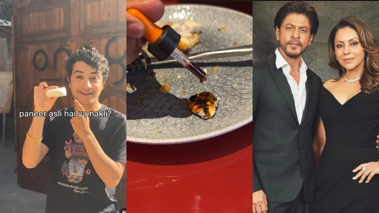 fake paneer at Sharukh khan wife Gauri Khan restaurant 