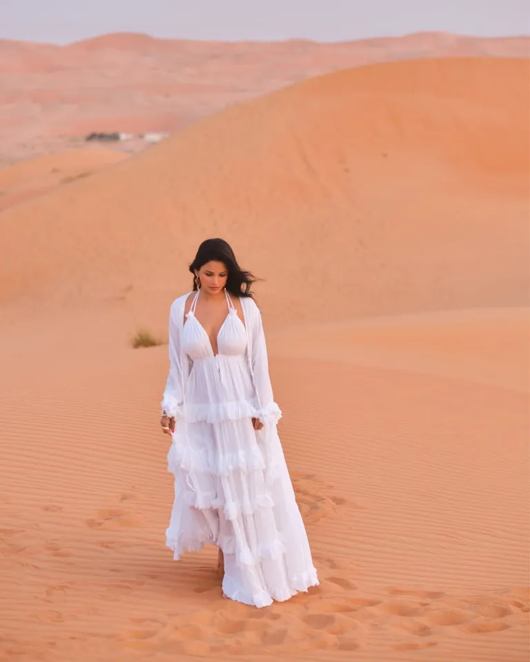 Chetna Pande white dress photos