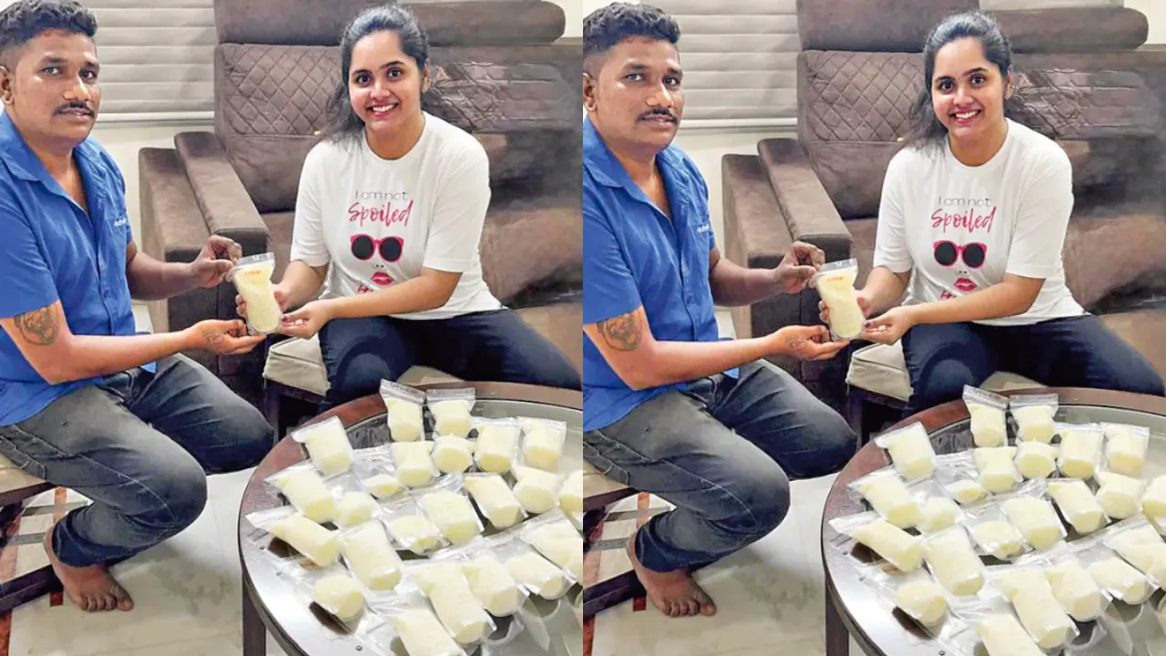 Vijayawada women donated mothers milk 