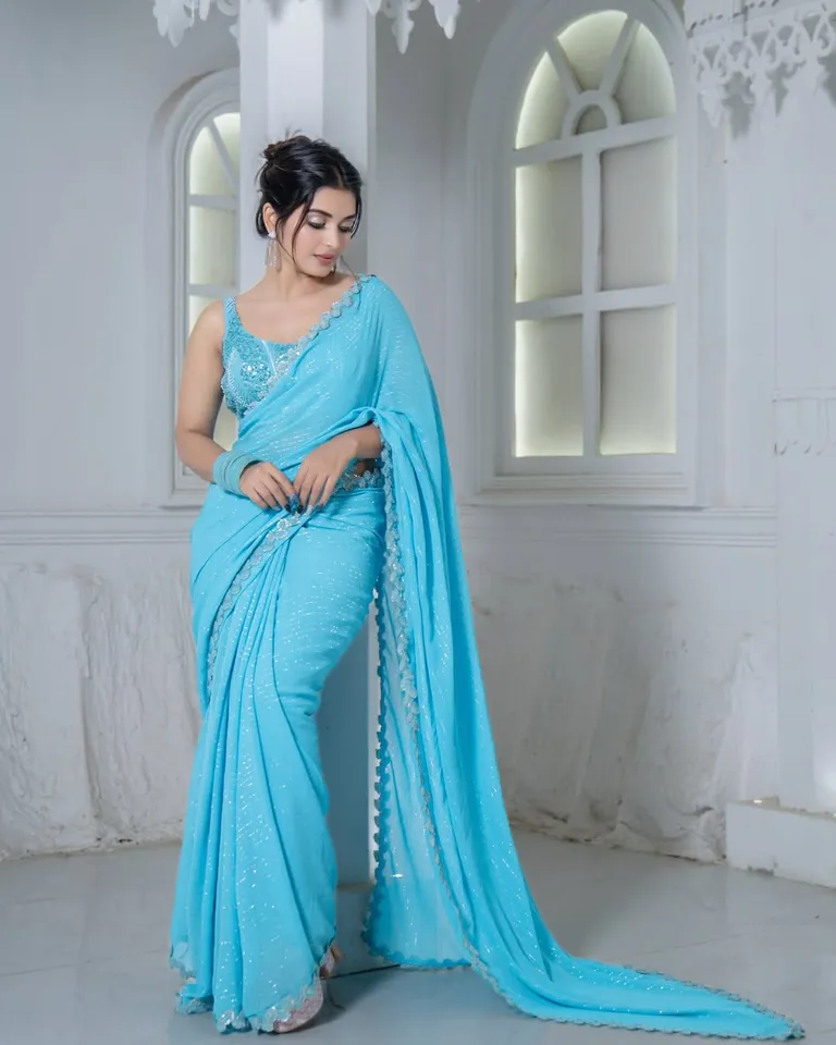 Priyanka jain in blue fourth pic