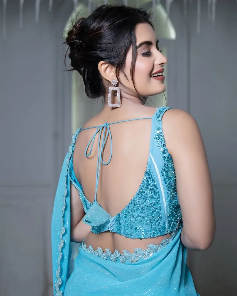 Priyanka jain in blue third pic