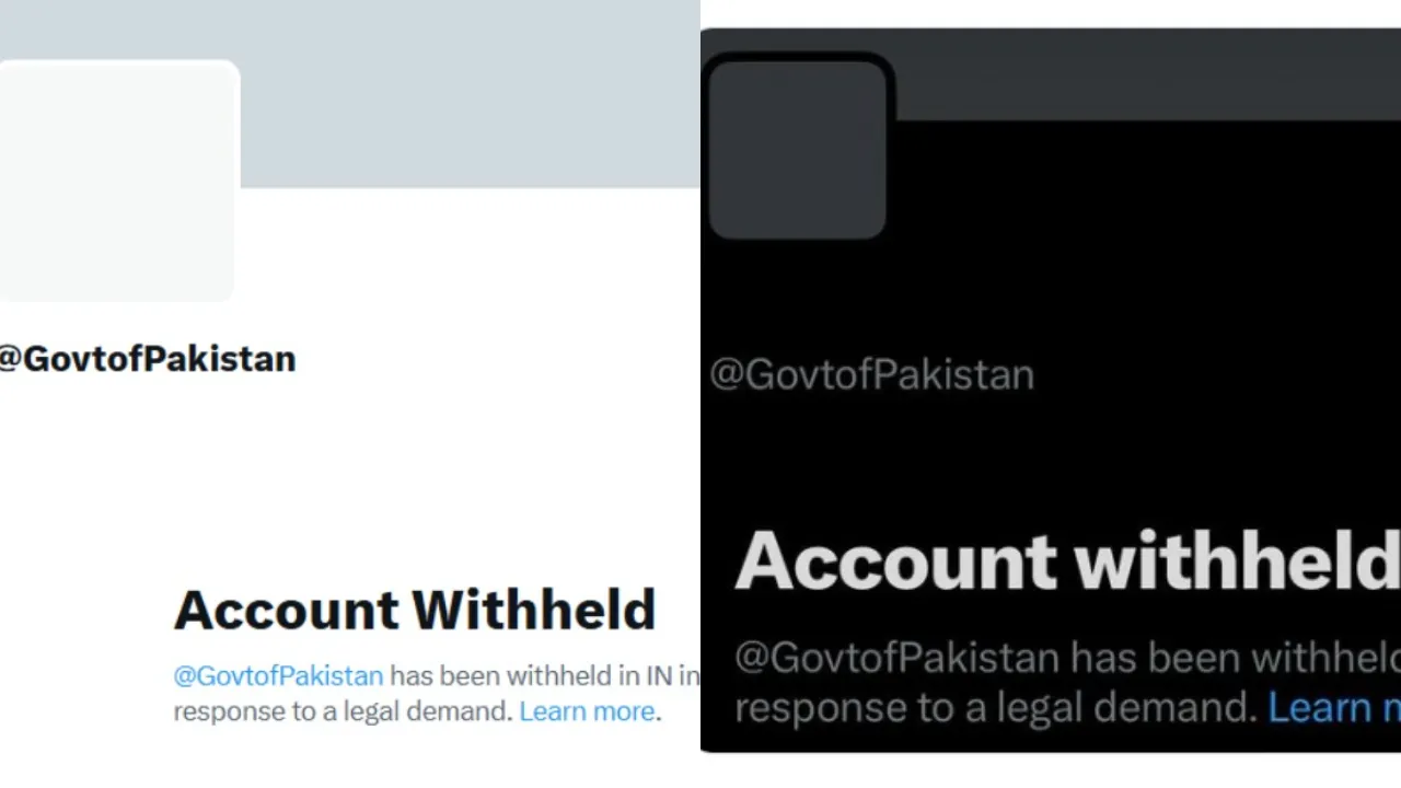 Government of Pakistan's account on 'X' blocked in India