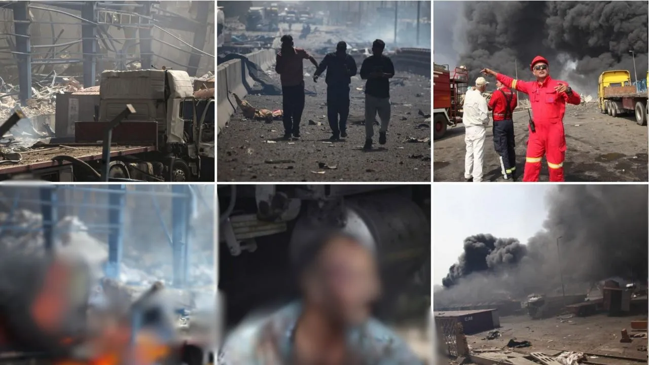 Iran Port Fire 25 dead