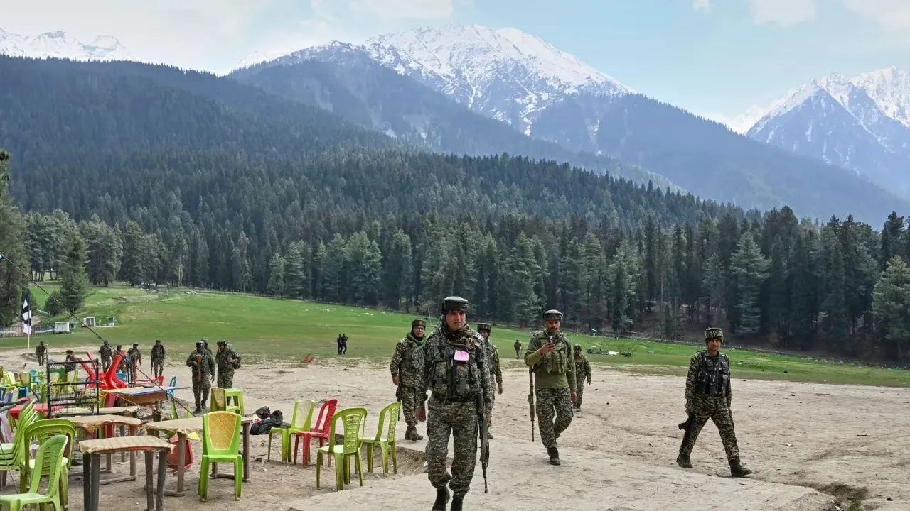 Indian Army at Terror Attack Site