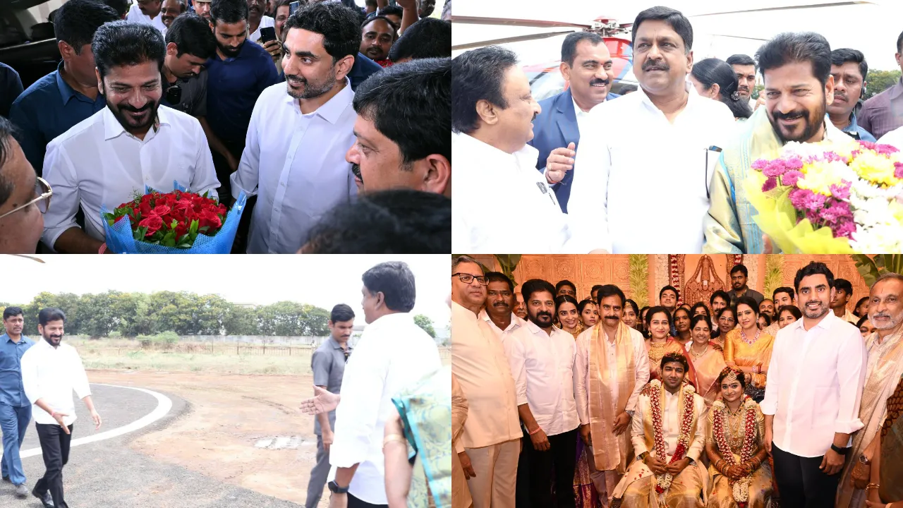 Telangana CM Revanth Reddy Attended Devineni Uma son Marriage