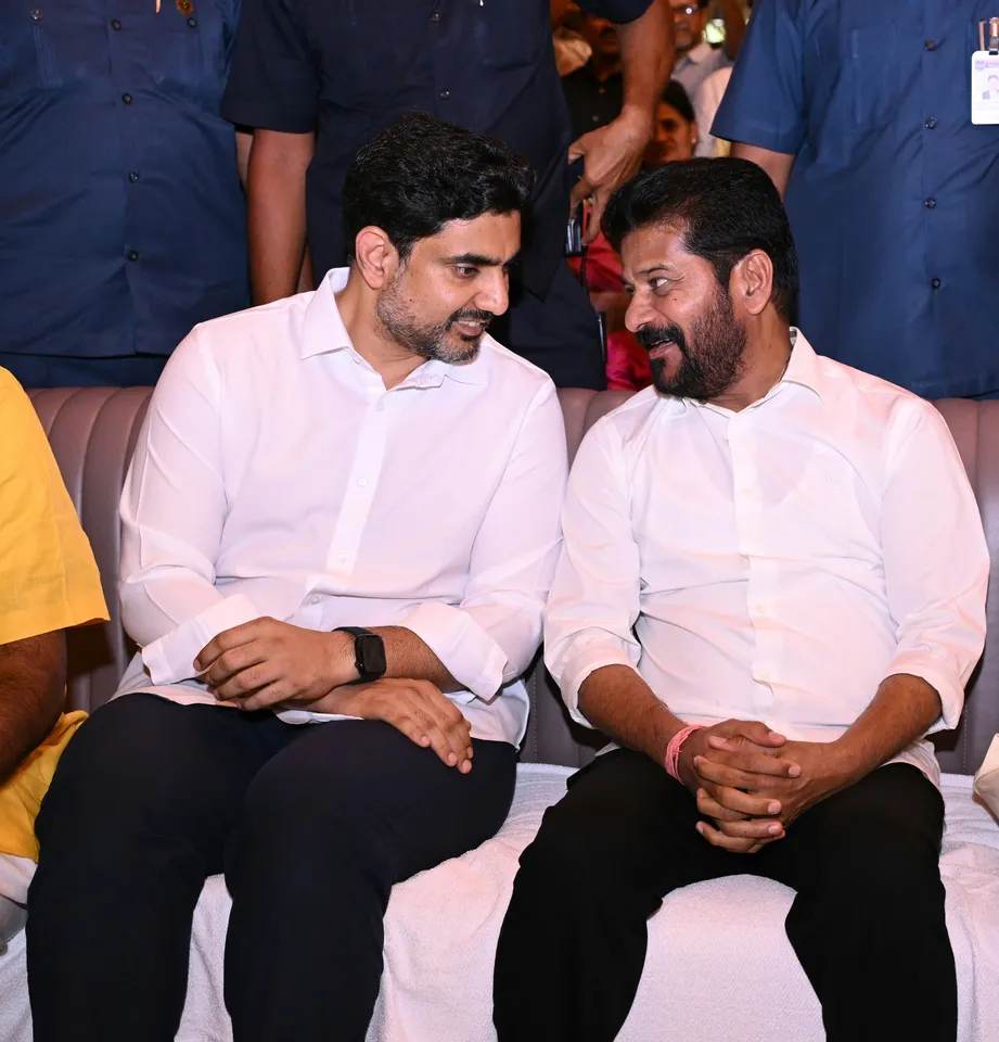 ఏపీలో సీఎం రేవంత్ కు ఘన స్వాగతం.. మంత్రి లోకేష్ తో  కలిసి వివాహ వేడుకకు - PHOTOS