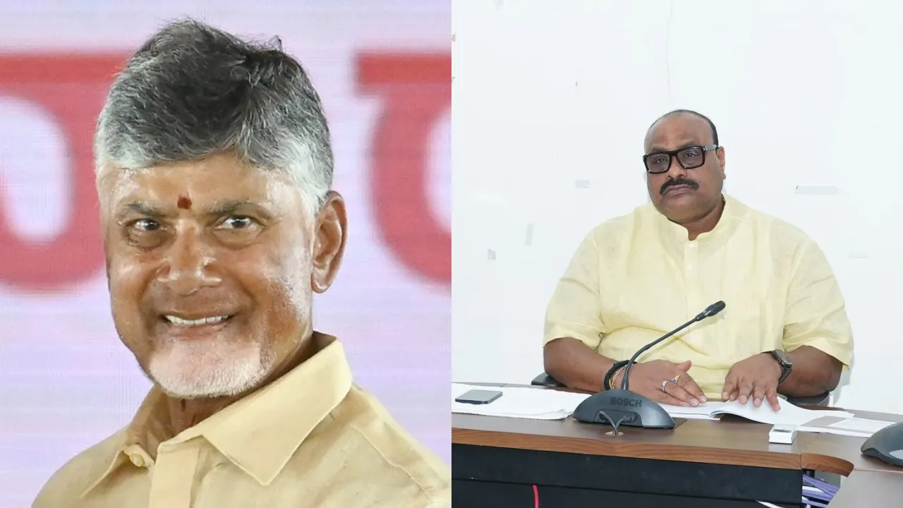 cm and Kinjarapu Atchannaidu