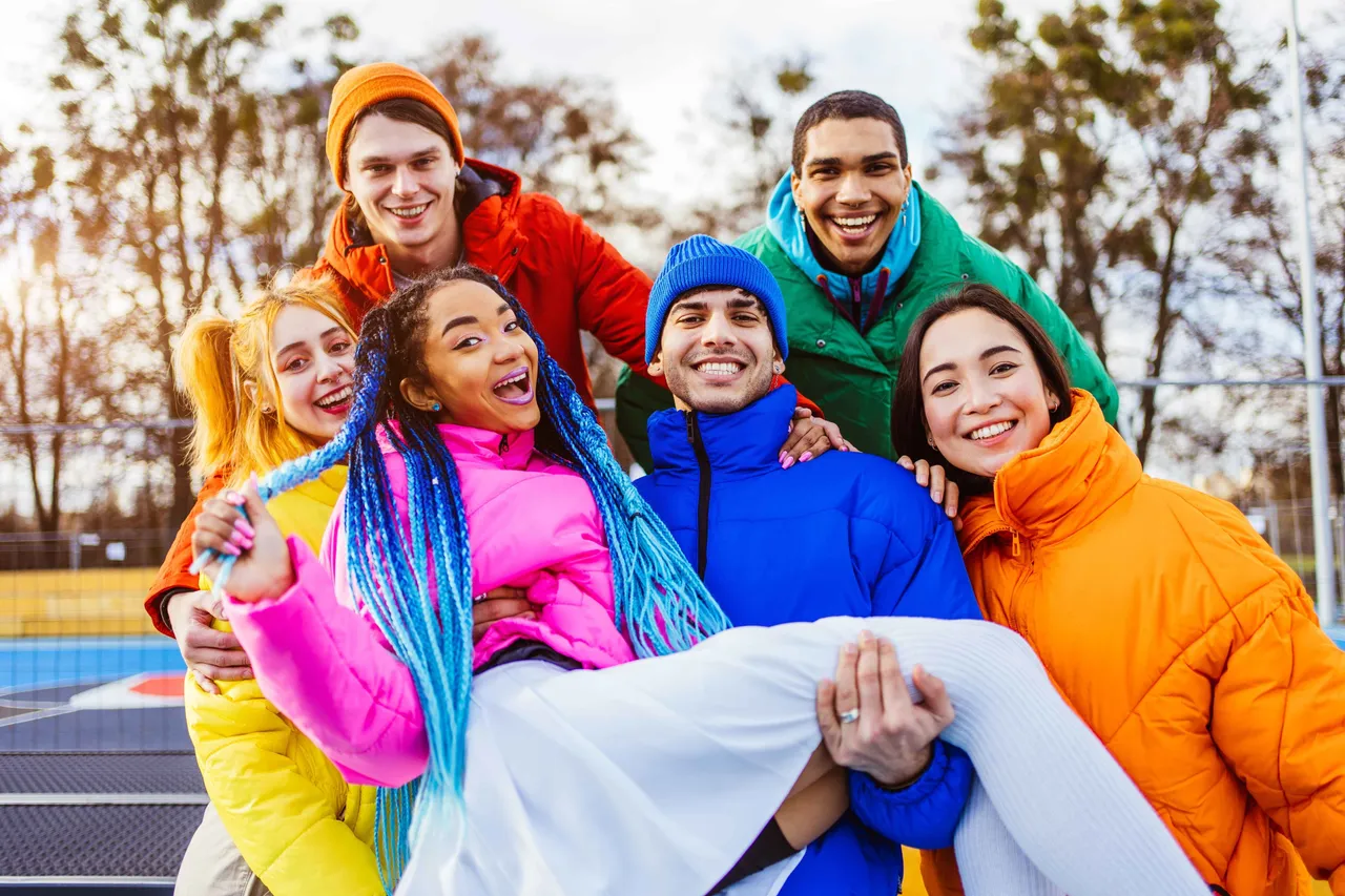 Colored clothes