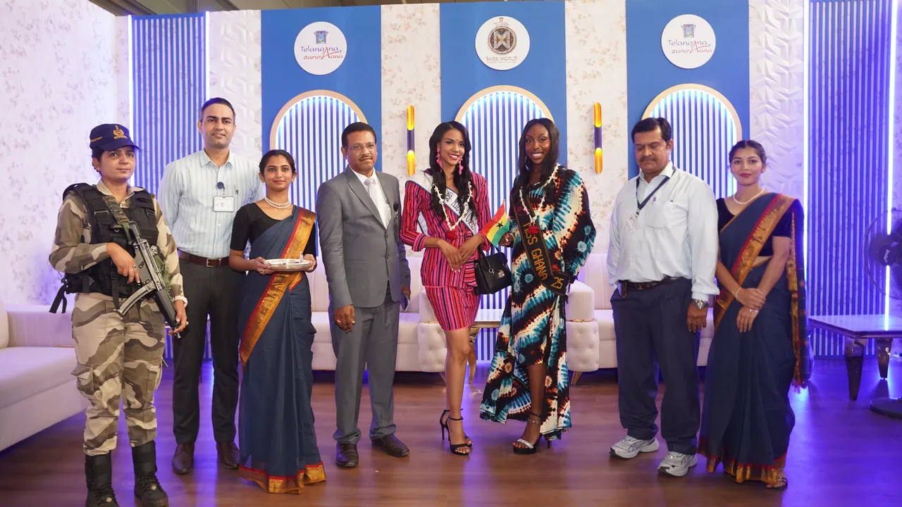 Miss World 2025: అందాల భామలకు అదిరిపోయే స్వాగతం-PHOTOS
