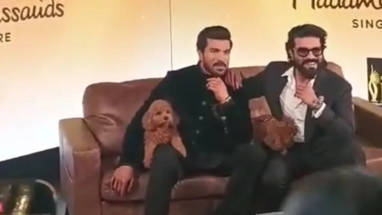 ram charan wax statue Madame Tussauds