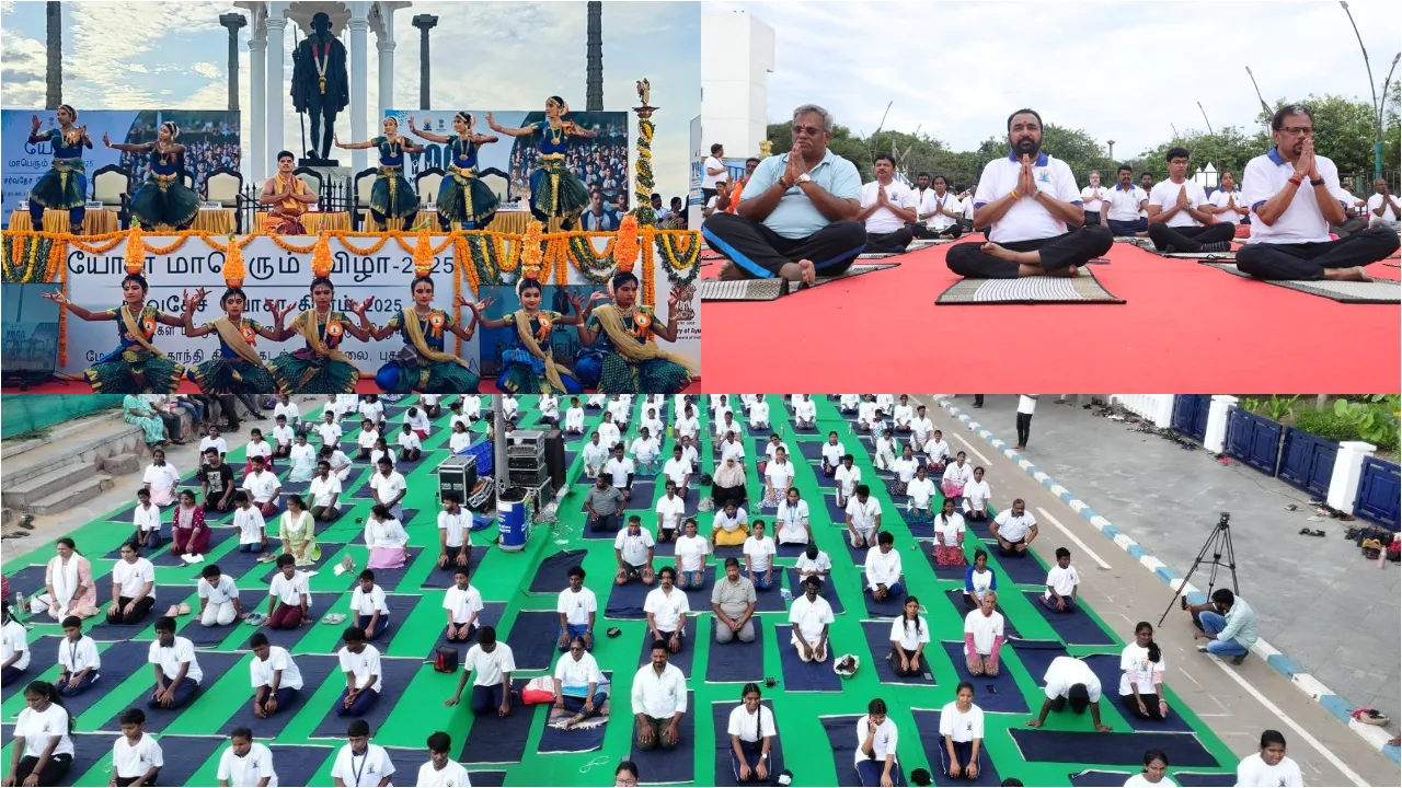 MDNIY yoga event at Puducherry 