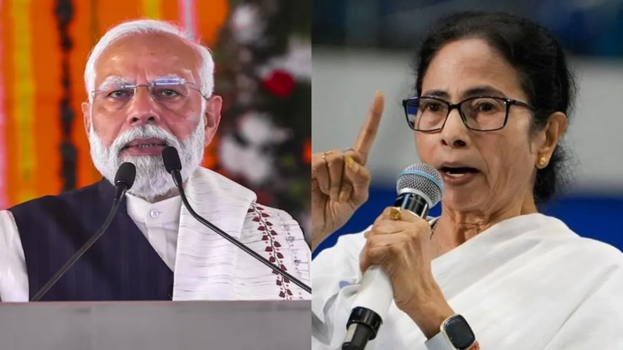 PM Modi and CM Mamata Benarjee