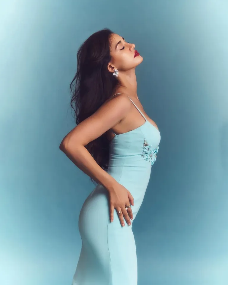 Disha Patani in blue fifth pic