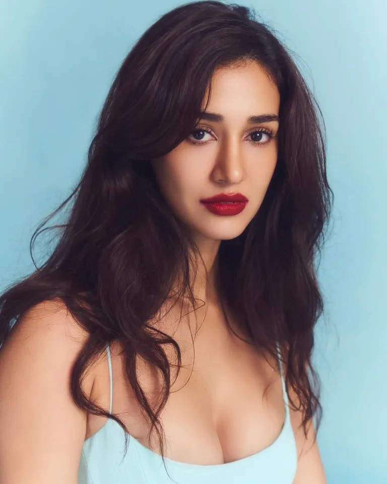 Disha Patani in blue fourth pic
