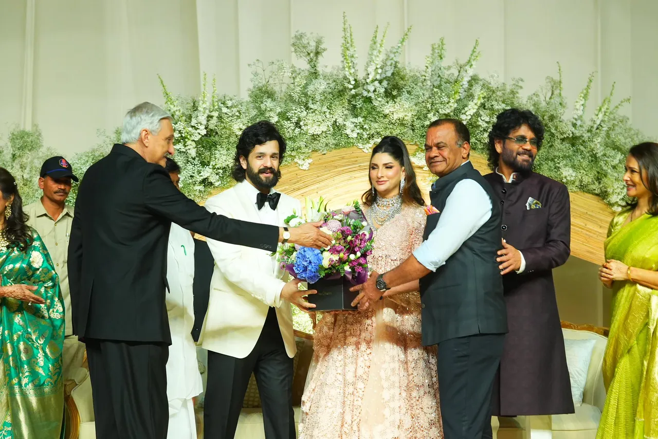 CM REVANTH REDDY ATTEND TODAY akhil zainab Reception 1