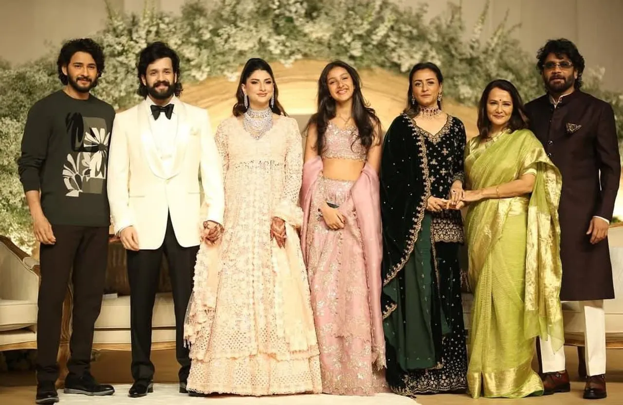 mahesh akhil reception