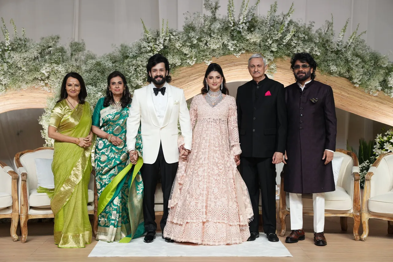 mahesh babu akhil reception