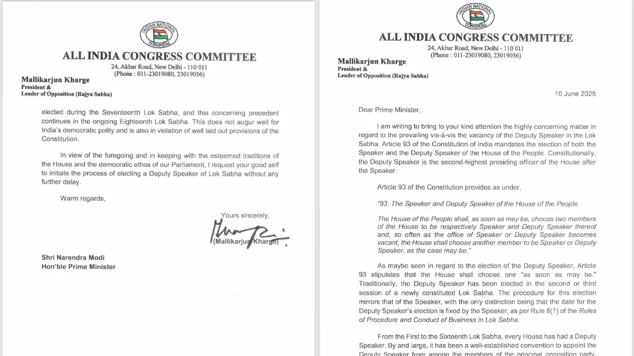 Kharge wrote a letter to Prime Minister