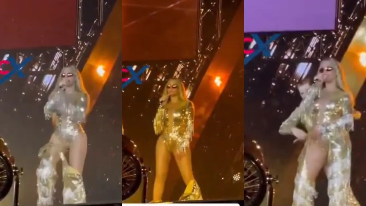 American singer Beyonce's viral video 
