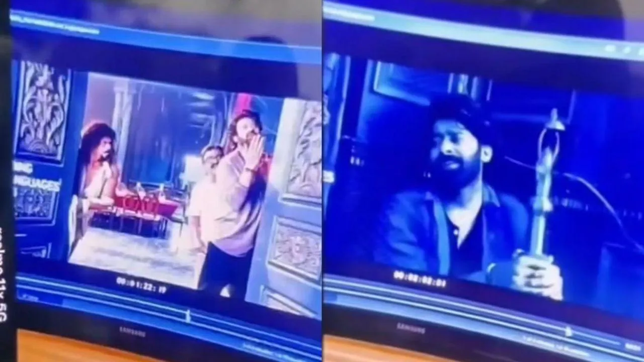 prabhas Raja Saab Teaser Leake on social media