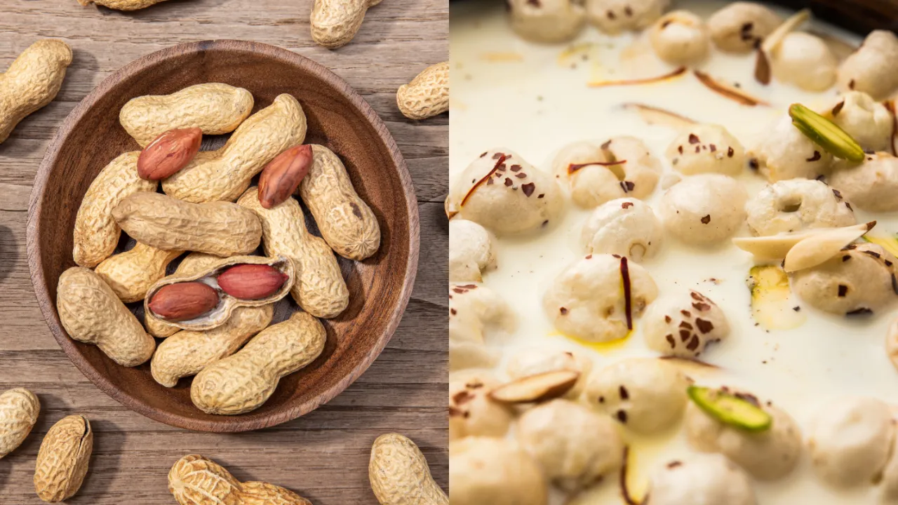 Makhana And Peanuts