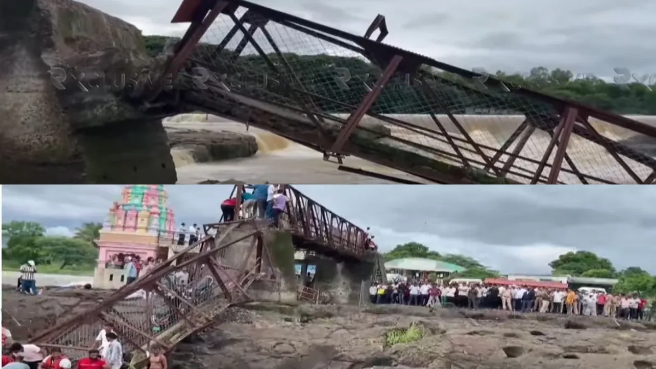 Bridge collapses in Pune 