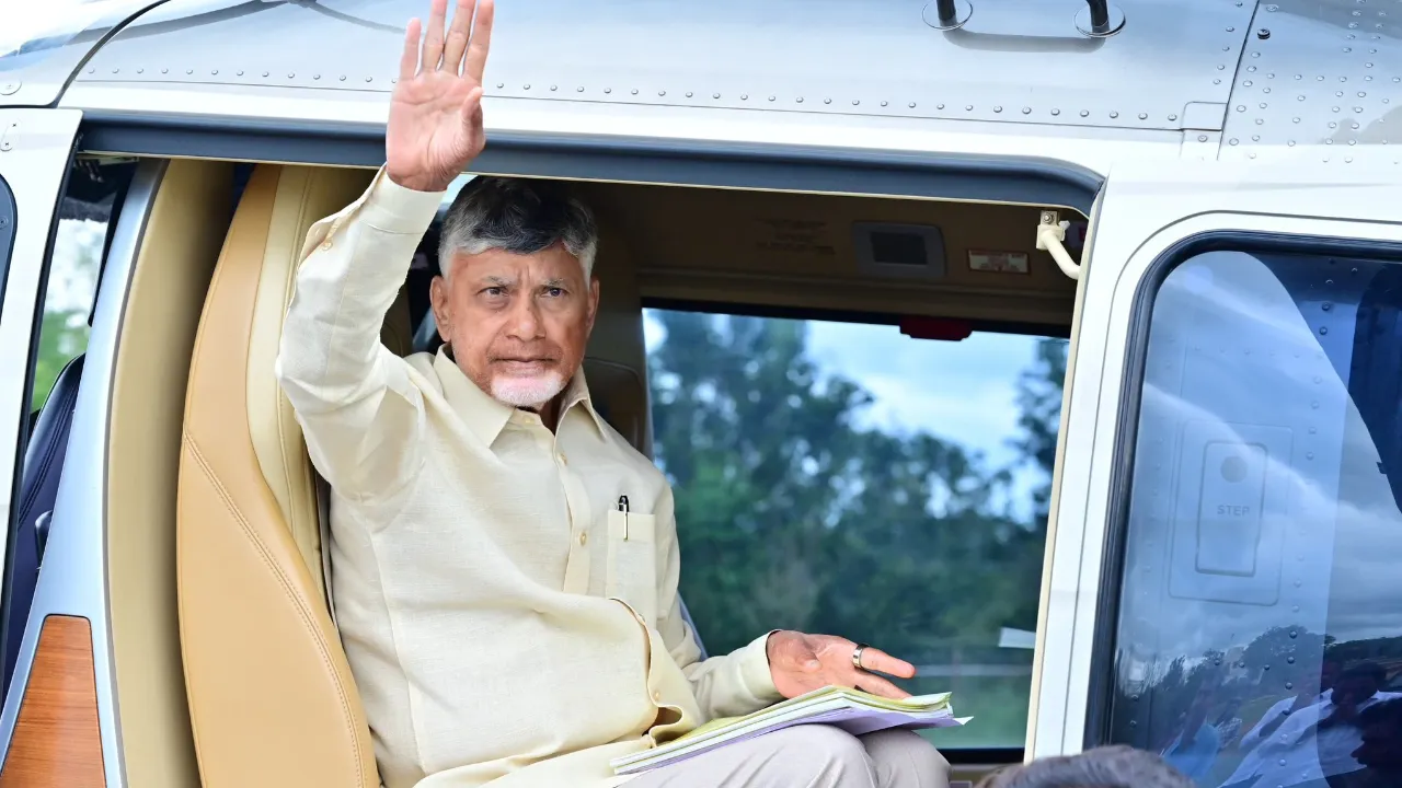 AP CM Chandrababu helicopter 