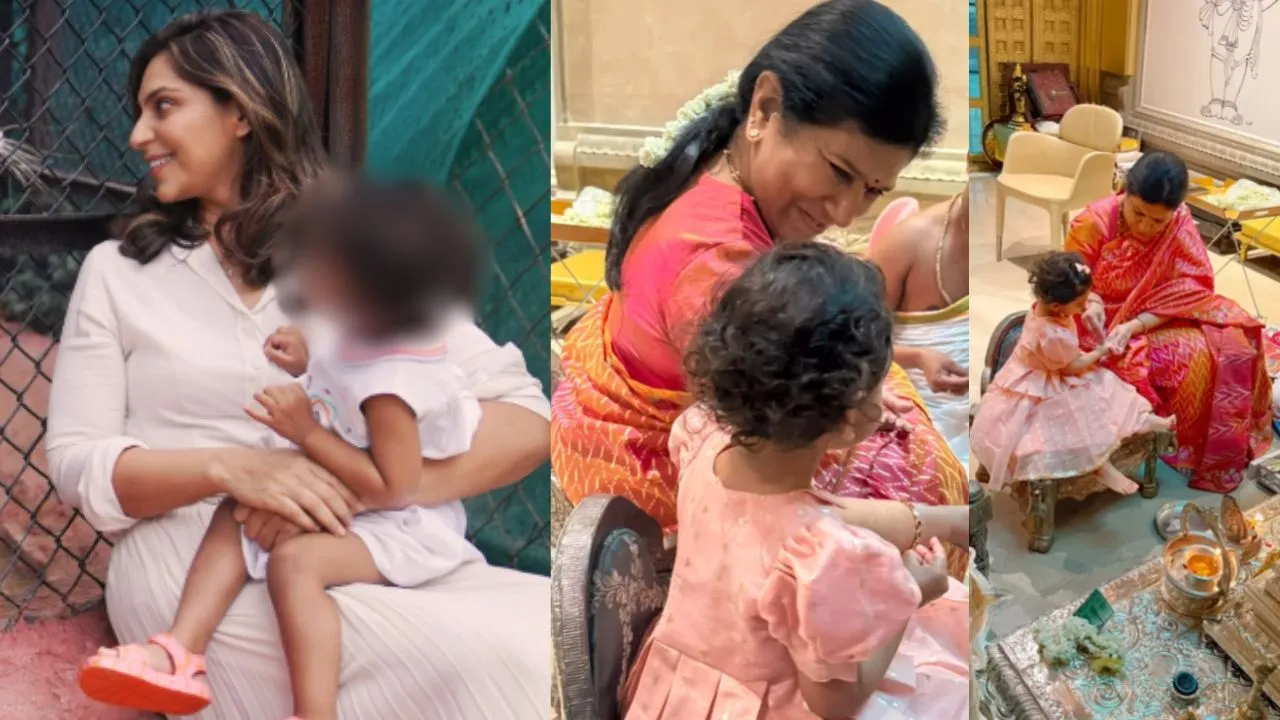 upasana revea her daughter klinkara face for birthday special