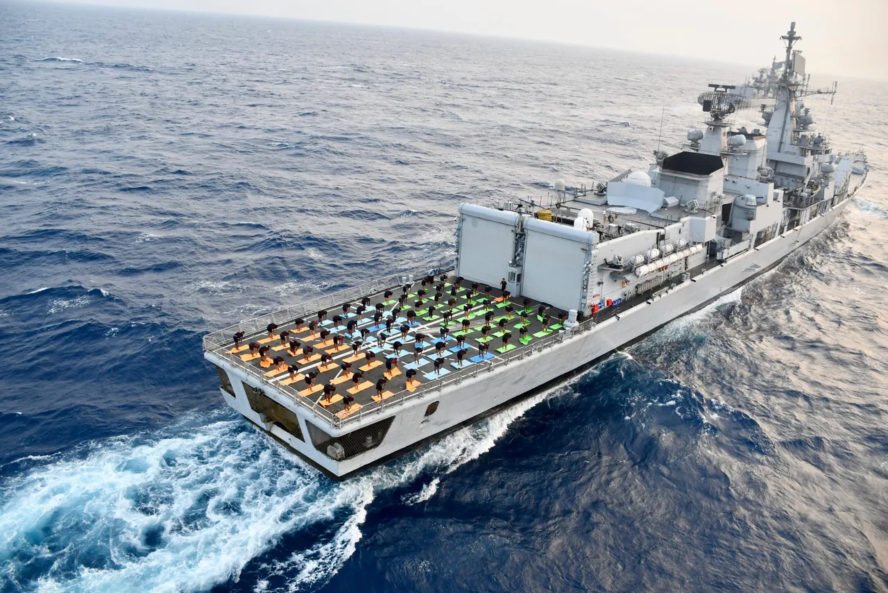 navy yoga day celebrations 10th pic