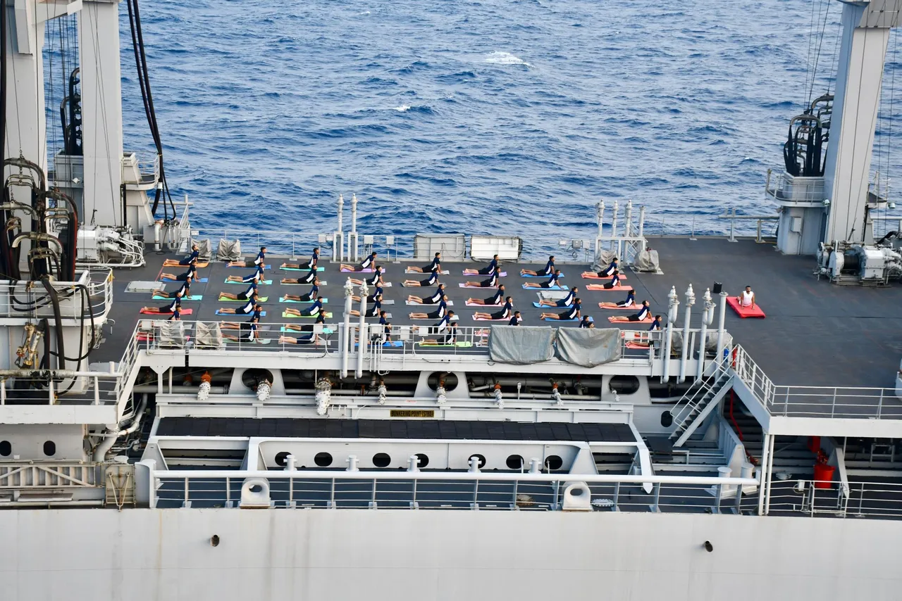 navy yoga day celebrations ninth pic