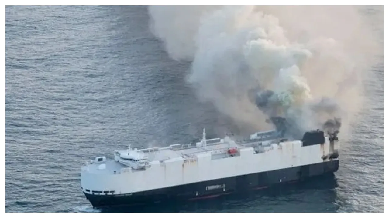 Cargo ship sinks