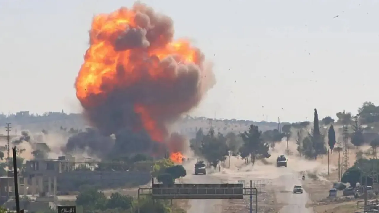 1 killed and 11 wounded in intense Israeli strikes on south Lebanon