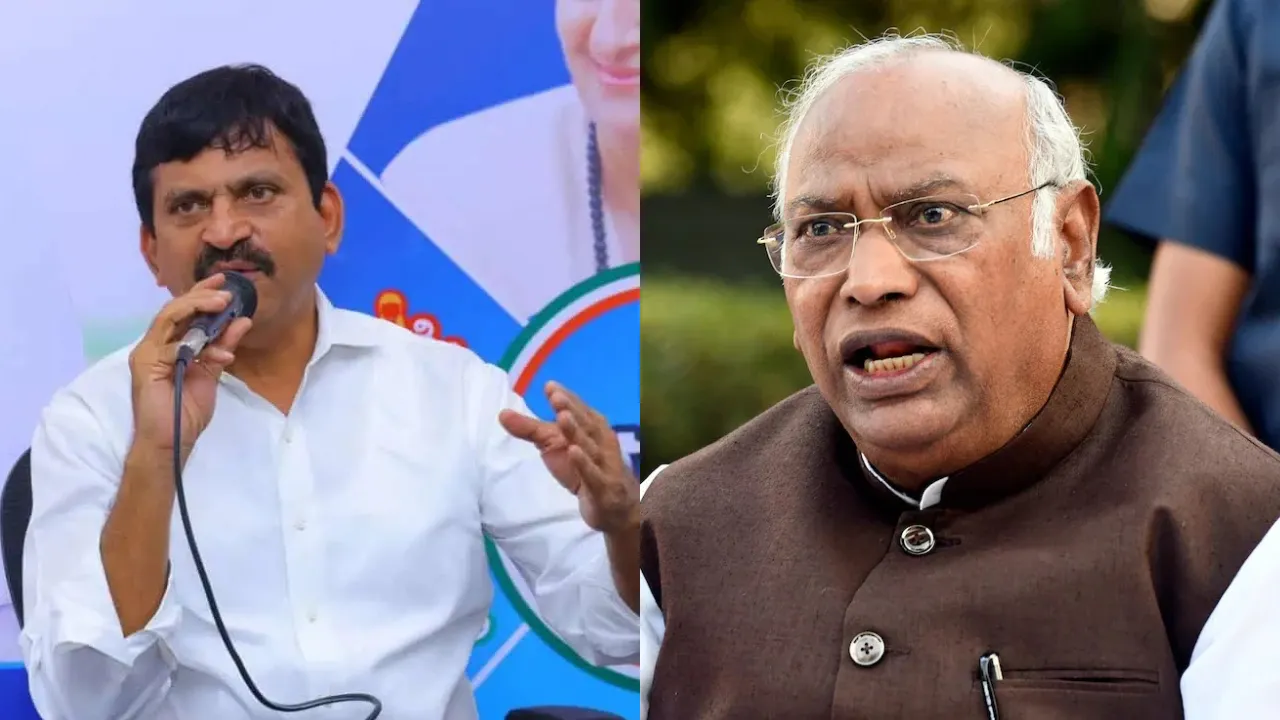 AICC President Malli Kharjuna Kharge Warning to Minister Ponguleti Srinivasa reddy