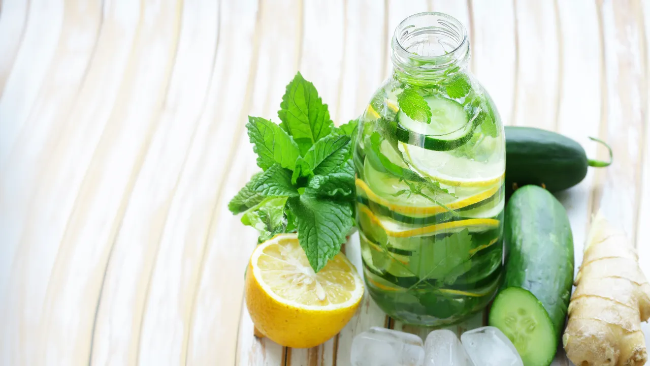 Cucumber and Mint Water