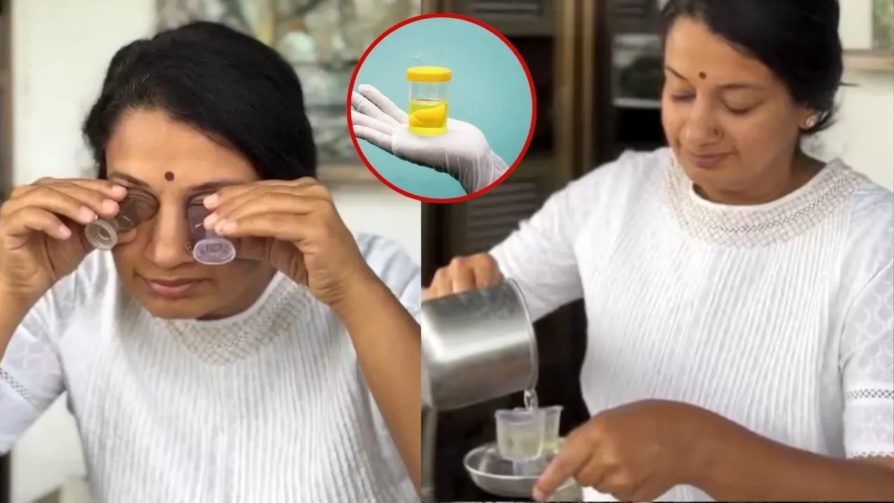 pune woman urine eye wash video viral on social media