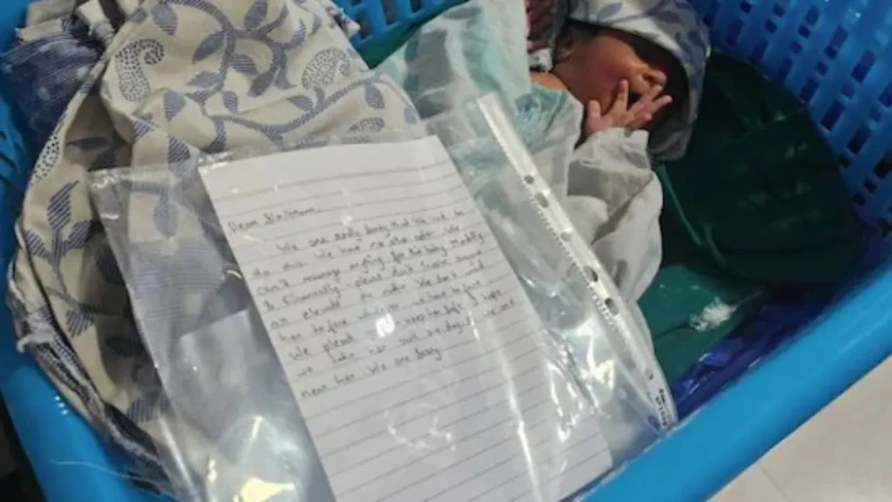 Newborn Girl Found Dumped In Basket In Navi Mumbai, 'Sorry' Note Recovered