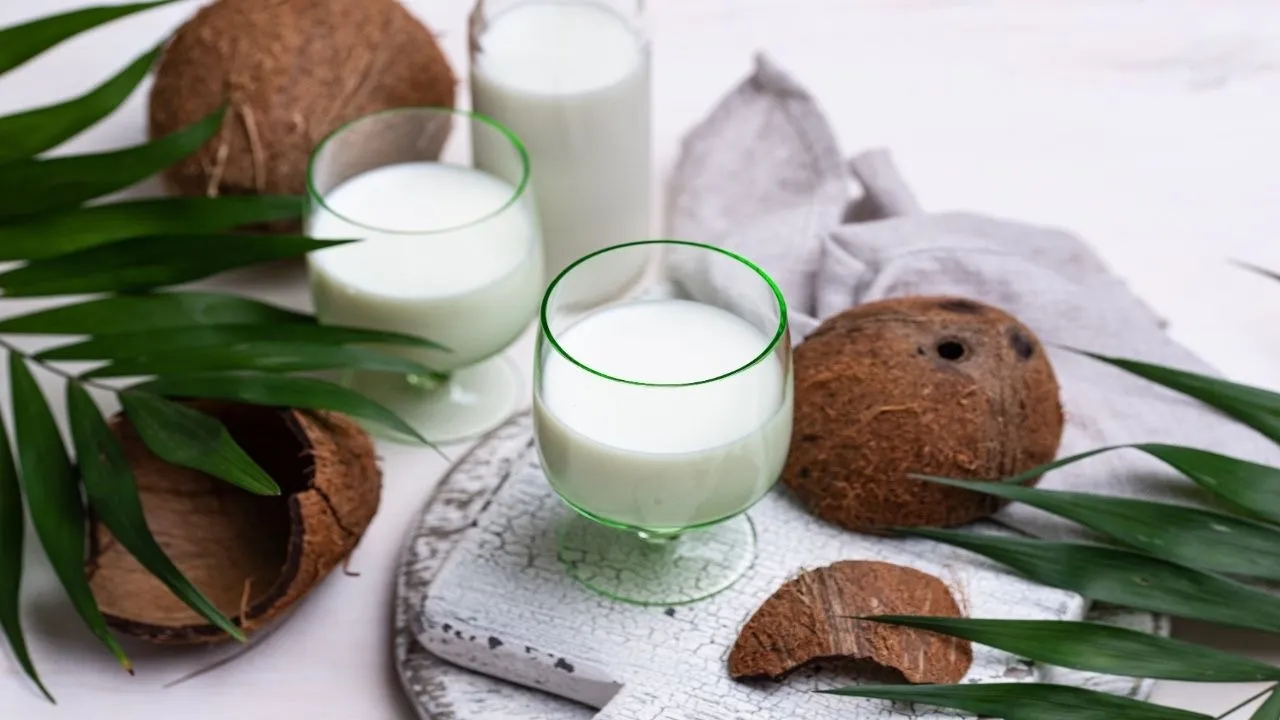 milk with coconut