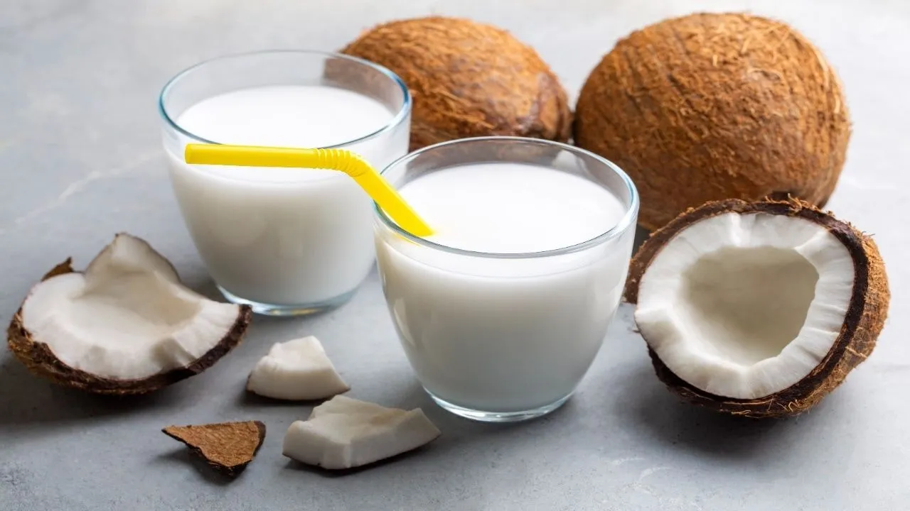 milk with coconut