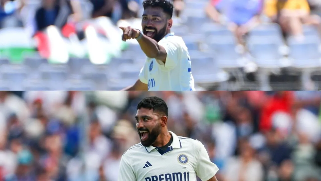 india vs england 2nd test mohammed siraj set record in edgbaston for six wicket Knocked down