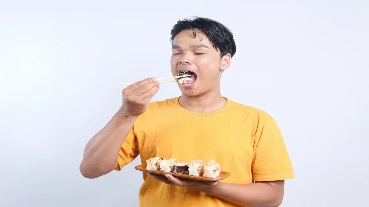 Sweets immediately after eating