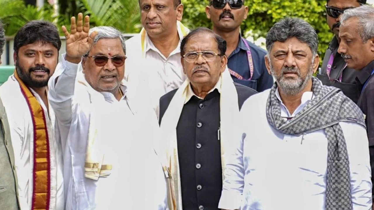Siddaramaiah and DK Shivakumar