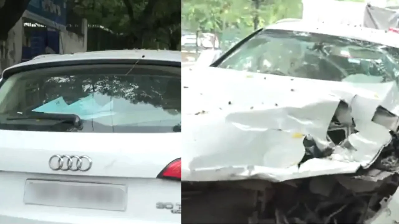 vasant vihar audi crushed 5 people who were sleeping on the footpath