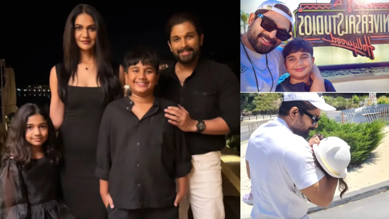 allu arjun vcation with family