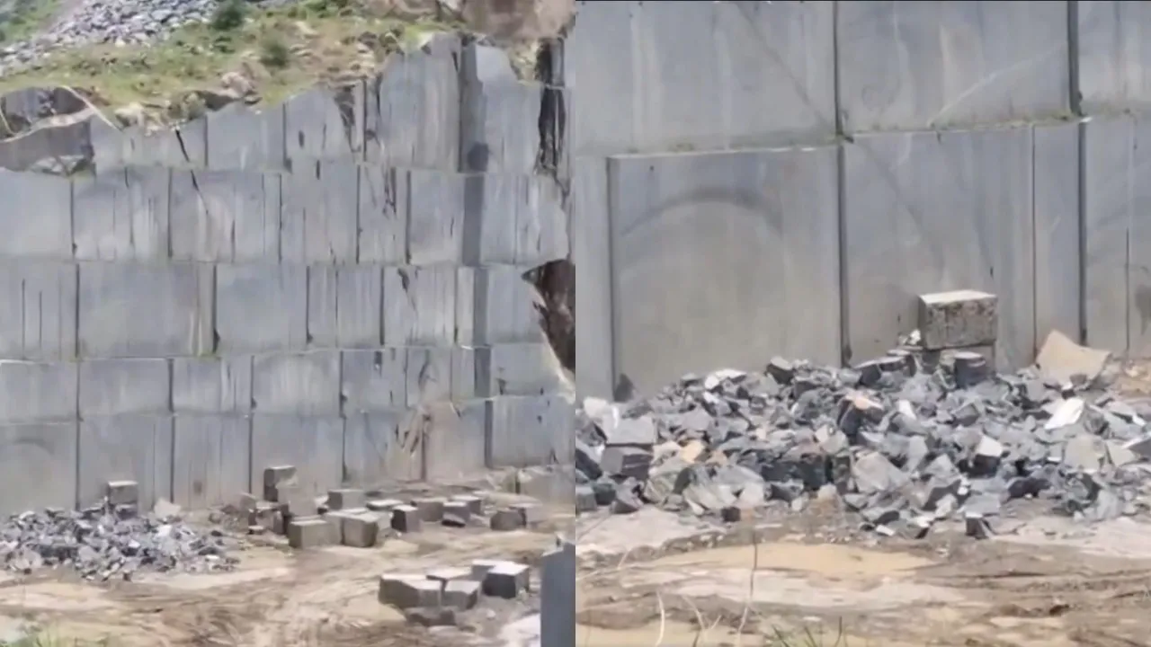 Granite quarry in Bapatla