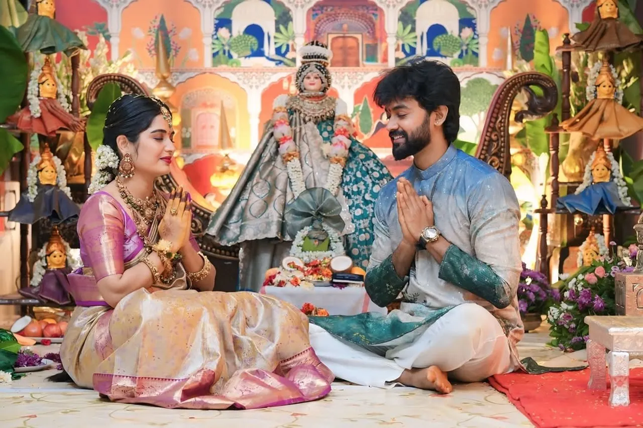 Priyanka jain Varalakshmi Vratam pic seven