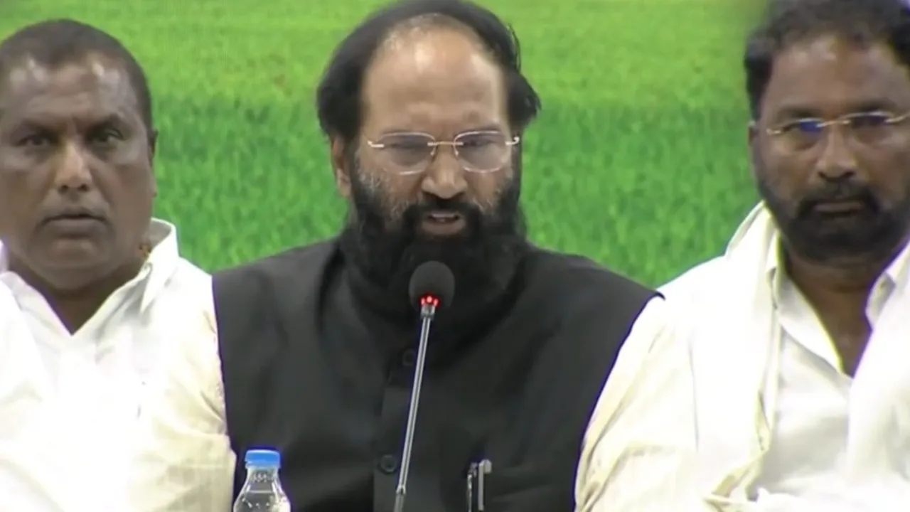 Minister Uttam Kumar reddy